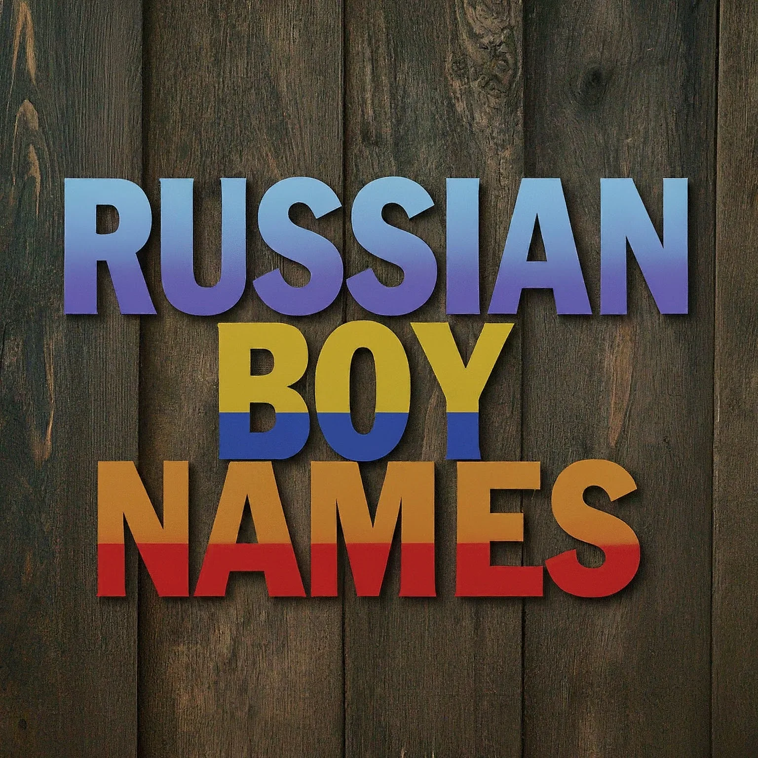 Russian Baby Boy Names